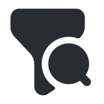 Filter Search SVG Icon